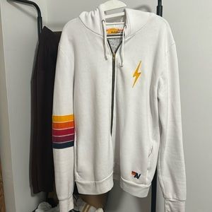 Aviator Nation Large Zip Up Hoodie